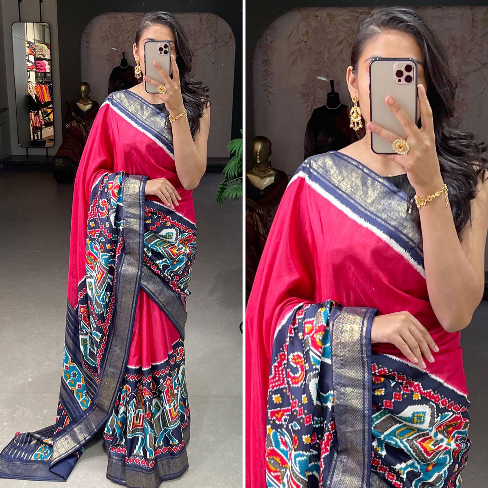 Bt 4009 Beautiful Dola Silk Saree Collection
